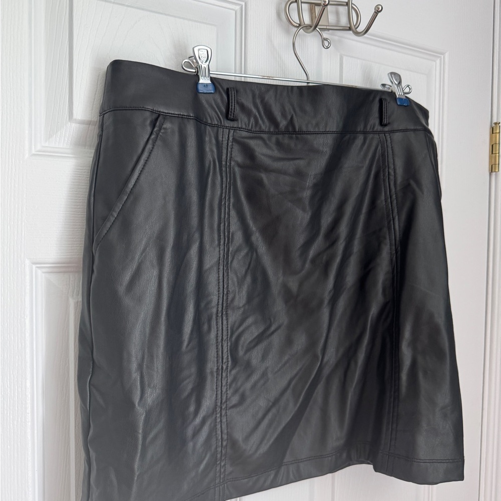 Maurices Black A-Line Mini Skirt for Work